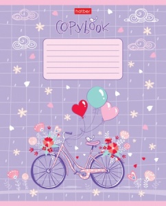 Тетрадь 24л А5ф клетка на скобе 5 диз.в блоке скругл.углы серия -Замечтательно!-