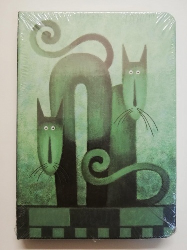 6099 Бизнес-блокнот "Cats", Modo Arte, 120x170 мм,160 стр.