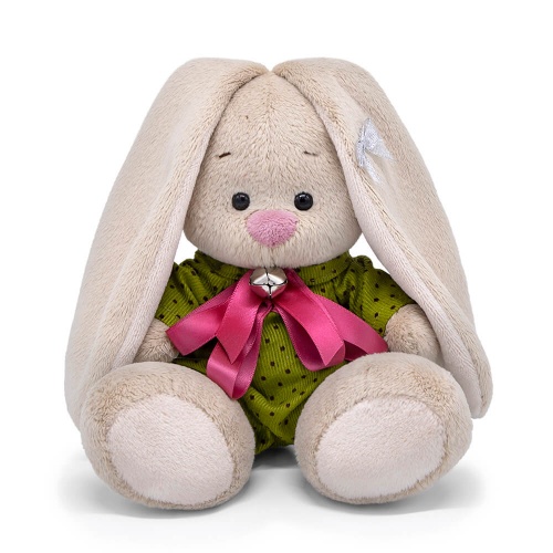 SidX-423  Игрушка мягконабивная Зайка Ми в комбинезоне в горошек (малыш)