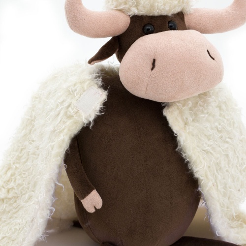 2107/40 Игрушка мягконабивная Бык Джигит 40 