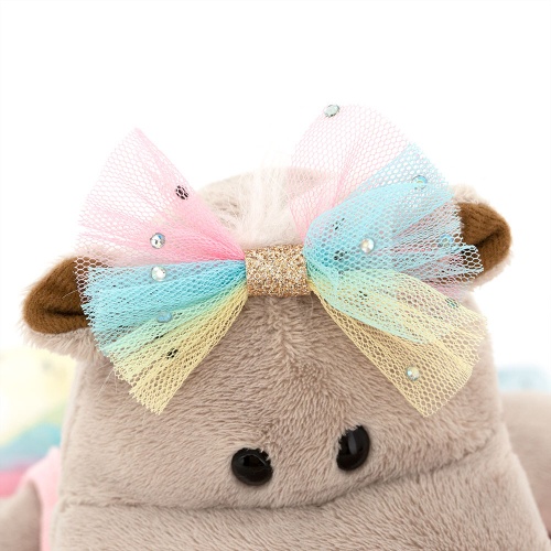 MC1997-70/20 Игрушка мягконабивная Бегемотик Принцесса: в розовом 20 