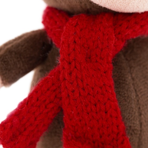 2120/12 Игрушка мягконабивная Бычок Гаврюша в шарфике 12 