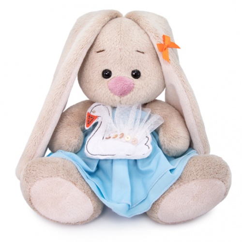 SidX-312 Игрушка мягконабивная Зайка Ми с лебедем (малыш)