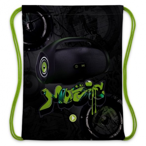 NMn_84006 Мешок для сменной обуви Hatber 33х42см 1 отделение -Boombox-