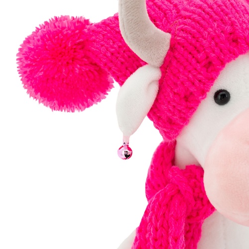 2115/25 Игрушка мягконабивная Коровка Карамелька 25 