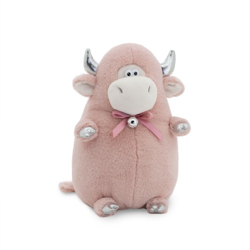 2101/30 Игрушка мягконабивная Бычок Персик 30