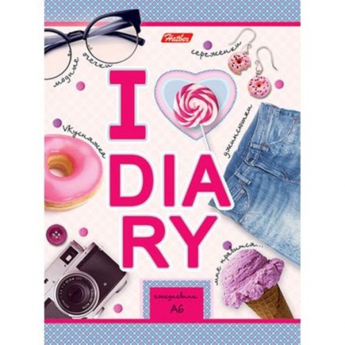 160Ед6_14805 Ежедневник 160л А6ф тв.переплет Hatber НЕДАТИРОВ-VaNИльки-