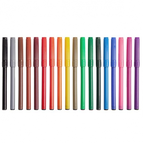 FP_063873 Фломастеры Hatber 18 цв. COLORA в карт.короб. с европодвесом