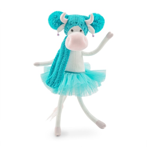 2115/25 Игрушка мягконабивная Коровка Карамелька 25 