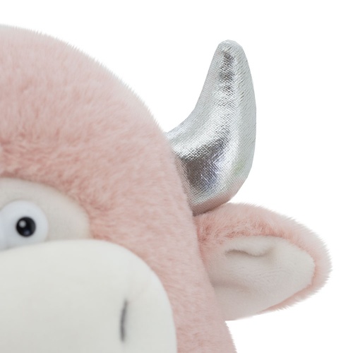 2101/30 Игрушка мягконабивная Бычок Персик 30