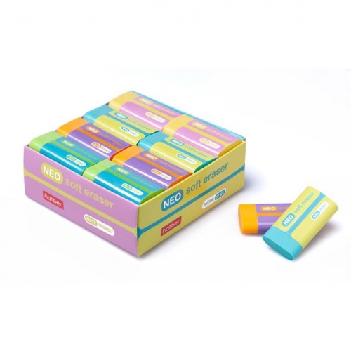 ER_059367 Ластик экоPVC Hatber NEO  в картонной Дисплей-витрине