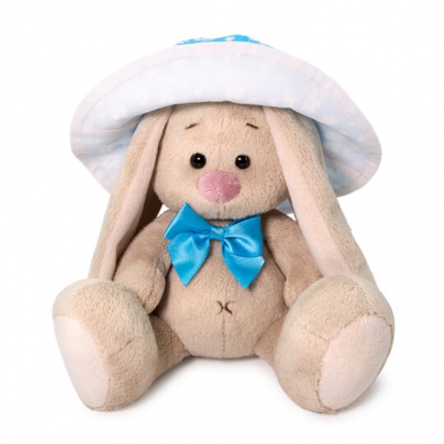 SidX-379  Игрушка мягконабивная Зайка Ми в голубой панаме (малыш)