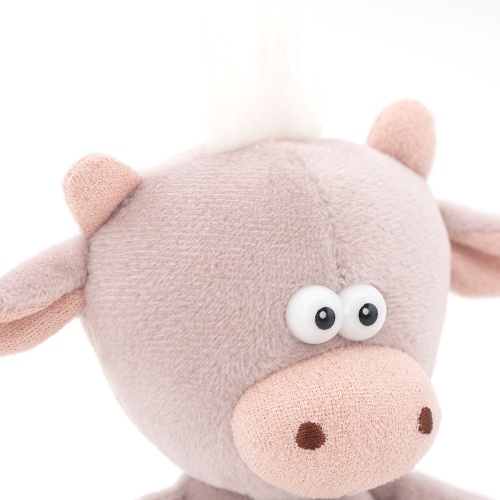 2120/12 Игрушка мягконабивная Бычок Гаврюша в шарфике 12 