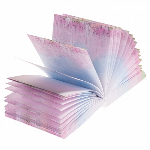 MB_067435 Блок для заметок на клею Hatber Sense с косым срезом 90х110мм в пленке