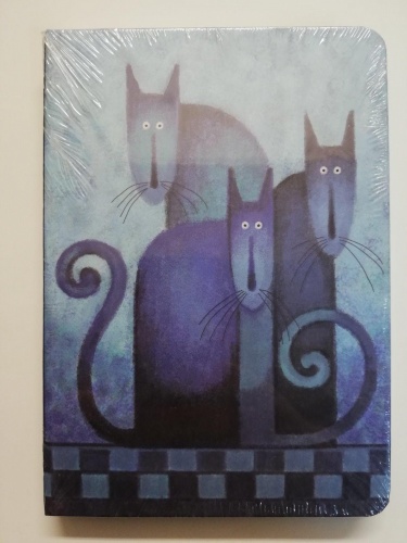 6098 Бизнес-блокнот "Cats", Modo Arte, 120x170 мм,160 стр.