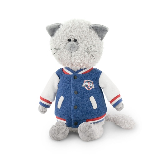 OS623/30 Игрушка мягконабивная *Life  Кот Обормот в клубной куртке 30