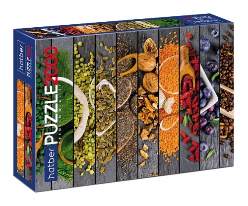 2000ПЗ1_26665 "Premium" ПАЗЛЫ 2000 элементов А1ф 980х680мм -Цветные специи-