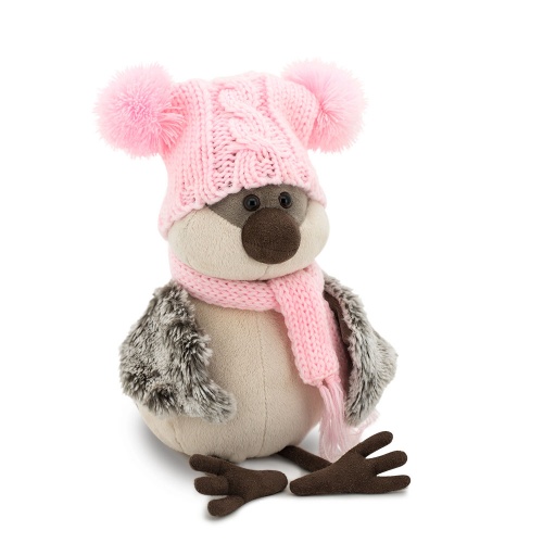 OS802/20 Игрушка мягконабивная *Life  Воробей: Весёлая шапка 20